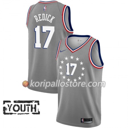 Philadelphia 76ers J.J. Redick 17 2018-19 Nike City Edition Harmaa Lasten Pelipaidat Swingman